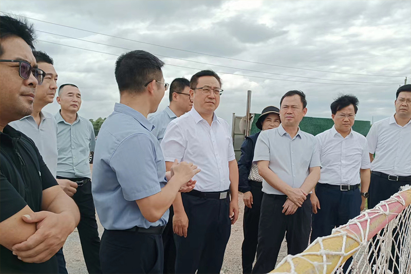 贛州市委常委、副市長何琦一行蒞臨挺進(jìn)環(huán)保D5地塊土壤治理項目調(diào)研指導(dǎo)